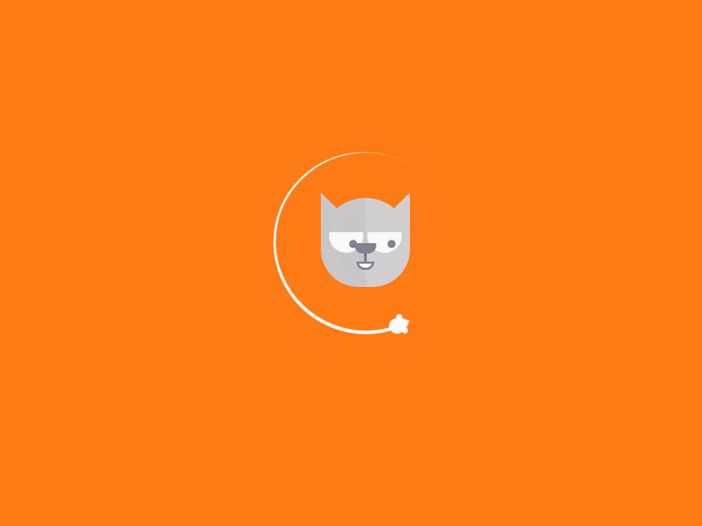 CSS прелоадер - наблюдающий кот - Кошки html