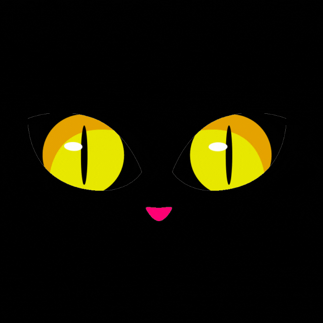 Аватар киски с подвижными глазками